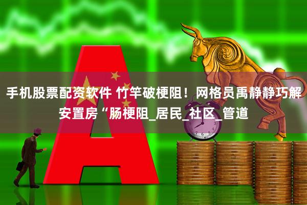 手机股票配资软件 竹竿破梗阻！网格员禹静静巧解安置房“肠梗阻_居民_社区_管道