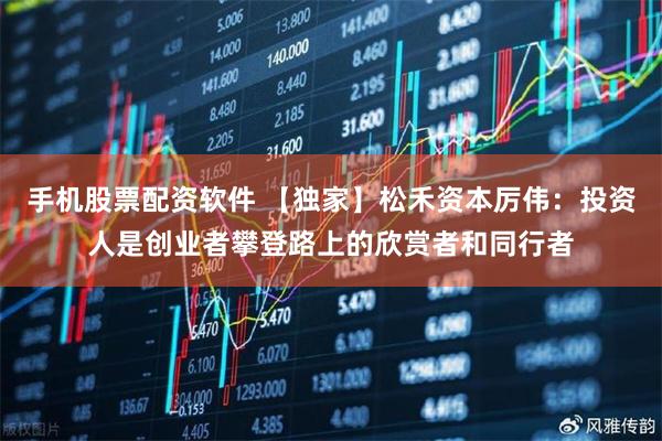 手机股票配资软件 【独家】松禾资本厉伟：投资人是创业者攀登路上的欣赏者和同行者
