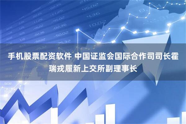 手机股票配资软件 中国证监会国际合作司司长霍瑞戎履新上交所副理事长